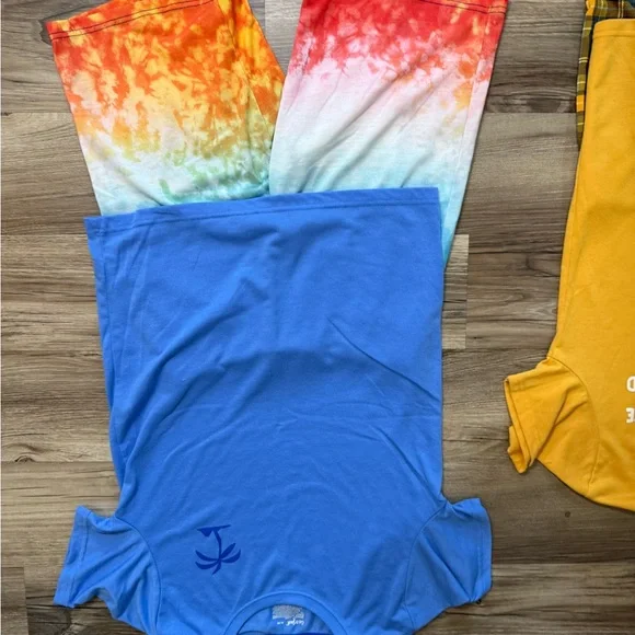 Youth Pajamas Set x2 - Blue and Yellow - Picture 4 of 7